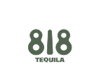 Logo showing the numbers 818 stacked above the word TEQUILA in uppercase letters.